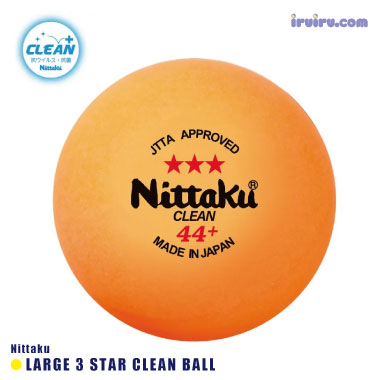 Nittaku/ラージ3スター クリーン 3個入 Nittaku/ラージ3スター クリーン 3個入