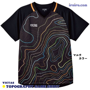 VICTAS/トポグラフィーゲームシャツ VICTAS/トポグラフィーゲームシャツ