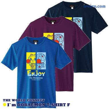 I'm DORAEMON 卓球TシャツF I'm DORAEMON 卓球TシャツF